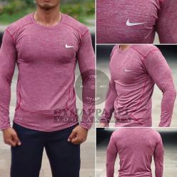Kaos Tshirt Baselayer Jersey Nike Pro Combat Cutting Slim Fit Lari Sepeda