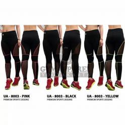 Legging Manset Baselayer Cewek Mesh Compressi