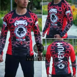 Kaos Tshirt Manset Longsleeve Venum Full Prin