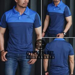 Polo Shirt ShortSleeve Adidas Playoff Polo Navy
