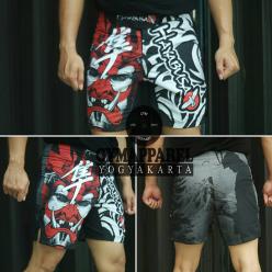 Celana Pendek Mma Venum Printing Red